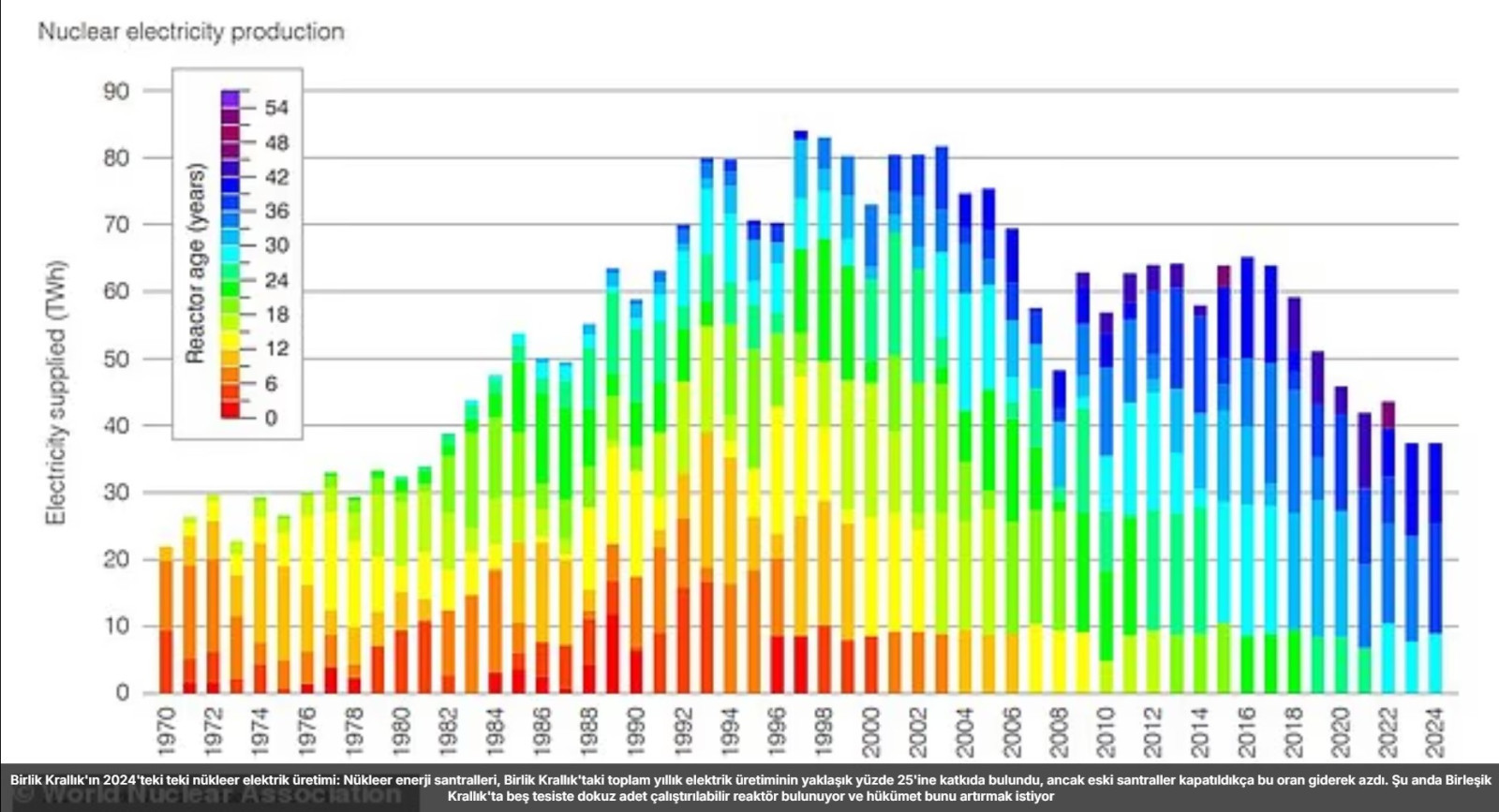 2024’de Nükleer Enerji: Rekor Üretim, Küresel Dağılım ve Bölgesel Dinamikler