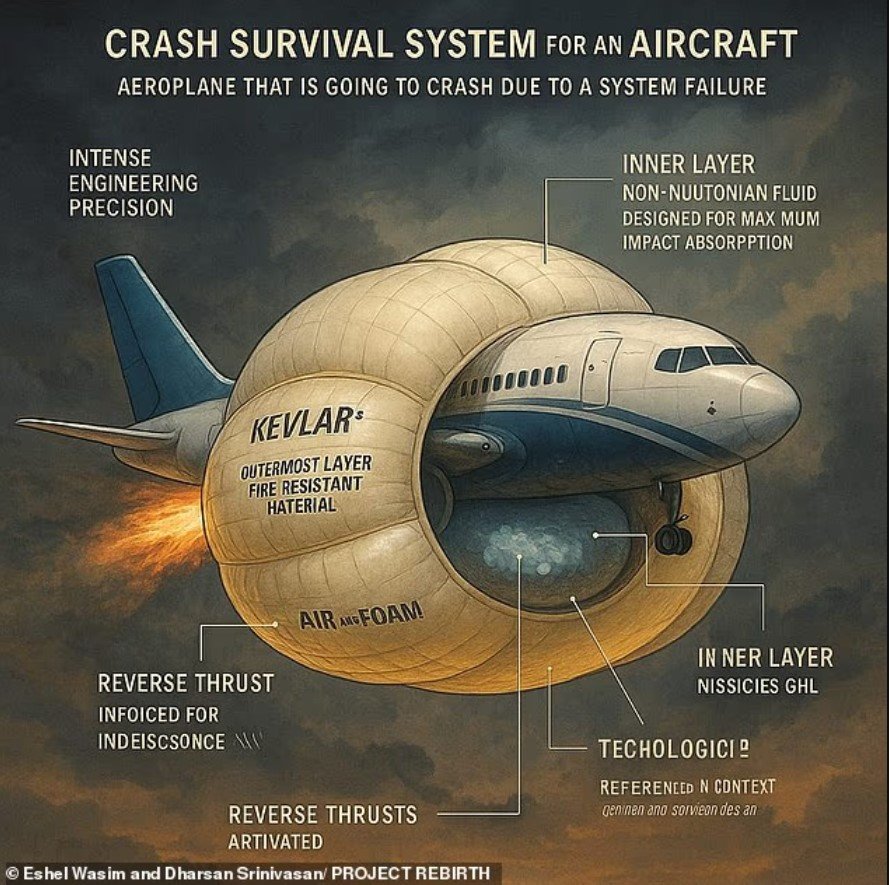 Project Rebirth: A New Safety Approach in Aircraft Design with a Protective Cocoon