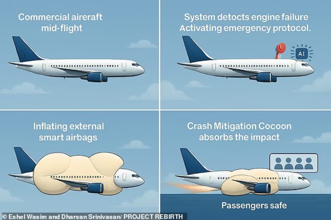 Project Rebirth: A New Safety Approach in Aircraft Design with a Protective Cocoon
